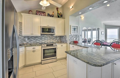 Flagler Beach House | Sunny Florida Home w/Decks & View, Steps to Beach