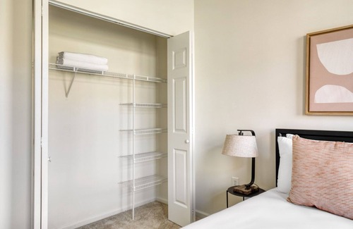 Hoboken Apartment | Sunny Hoboken 2BR w/ Gym, Shuttle, Lounge, Fire Pit & Pool, by Blueground