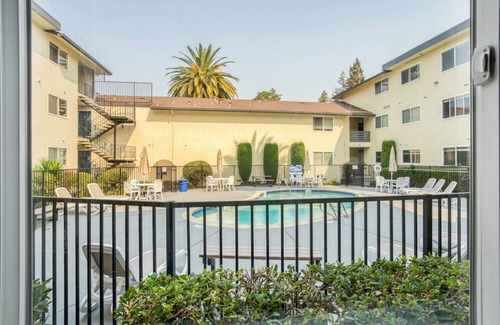 Edgewood Park Apartment | Sunny Redwood City 2BR w/Pool, W/D, Parking, near WF + TJ, by Blueground