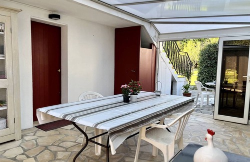 Cambo-les-Bains Apartment | Sunny Renovated T1 Bis Apartment with Terrace & Veranda, Sleeps 2, Internet Access