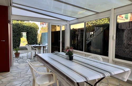 Cambo-les-Bains Apartment | Sunny Renovated T1 Bis Apartment with Terrace & Veranda, Sleeps 2, Internet Access