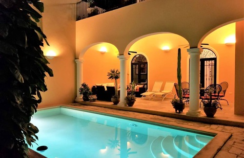 Costa House | Sunny, warm two-story colonial home located just one block from parque Santa Lucia,