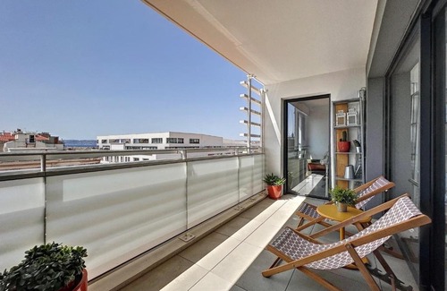 La Joliette Apartment | Sunrise du Panier - Climatisation & Central - Les Frères de la Loc'