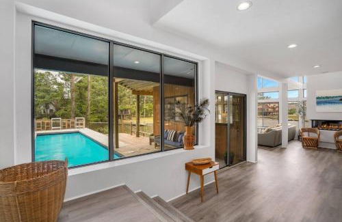 Deep Hole House | Sunrise Shore - Waterfront with private pool & hot tub!