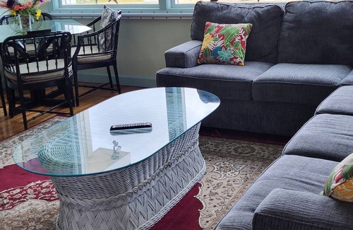 Cedar Island House | Sunrise & Sunset Vibrant Views of Harbor & Bay from Huge Entertainment Porch