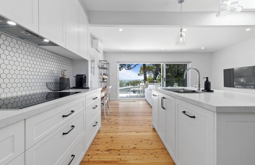 Soldiers Point House | Sunset at Soldiers - 100m from Beach and Beautiful Views