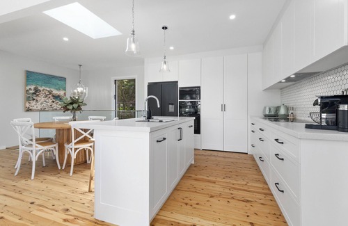 Soldiers Point House | Sunset at Soldiers - 100m from Beach and Beautiful Views