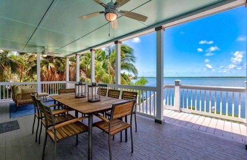 Bay Point House | Sunset Bay: Spacious 5BR Getaway with Dockage, Heated Pool & Stunning Views & Minutes from Key West