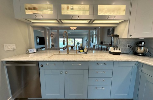 Sunset Beach House | Sunset Beach Waterfront Elegance, steps from beach and dining