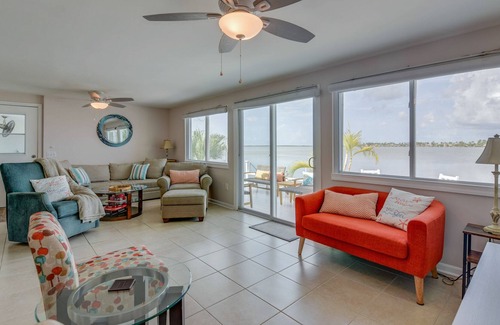 Bay Point House | Sunset Harmony | Oceanfront home in Key West with dock, bar & amazing view