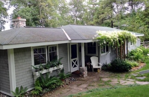 Lake Leelanau Cottage | Sunset perfection! Good Harbor Bay Cottage in Leland, Lake Michigan