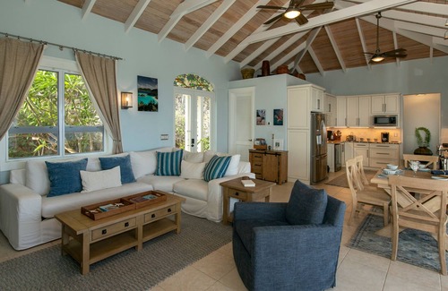 Fish Bay House | Sunset, Sunrise & Ocean Views, 3 Bed 4.5 Bath, Close to Cruz Bay & Beaches. Gym