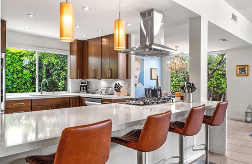Deepwell Estates House | Suntan Palms - Bold Design, Poolside Fun, Spa, Fire Pit & Views