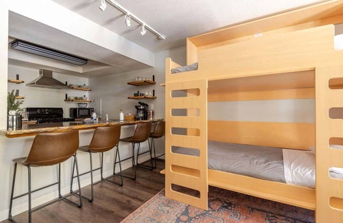 Kirkwood Condo | Super-Efficient Studio with Full Kitchen, Balcony & Smart Sleeping Options