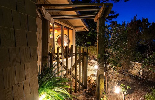 Pacific Grove House | Super Fun and Fabulous Home: Outdoor Fireplace, Jacuzzi, Ocean Views, Beach