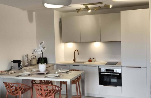 Saint-Laurent-du-Var Apartment | Super T2 seafront with rooftop pool, airport and train station