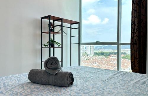 Bayan Lepas Apartment | Superb Airport 2BR Suite# Straits Intl# MsgChair