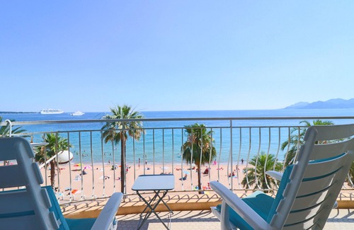 Cannes City Centre Apartment | Superb bright apt sea view Cannes