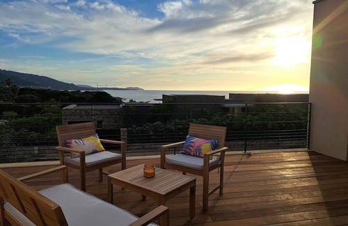 Marine de Davia House | 💫 Superb New Villa 2025 Sea view, swimming pool, beaches and tennis courts on foot