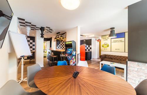 Glaciere - Montmein Apartment | Superbe Loft 90m2 - Escape party et Jeux d'arcade
