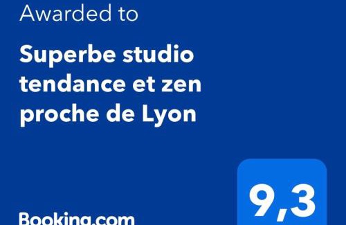 Couzon-au-Mont-d'Or House | Superbe studio tendance et zen proche de Lyon