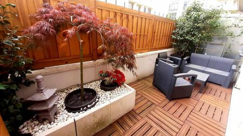 Quartier de Becon Apartment | Superbe studio avec terrasse