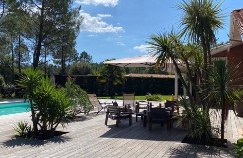 Seignosse Villa | Superbe Villa 4 Spacieuse Calme Piscine 10 mns des Plages 6 Chbres 5 sdb 6 wc