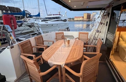 Southampton City Centre Boat Rental | Superyacht on 5* Ocean Village Marina, Southampton