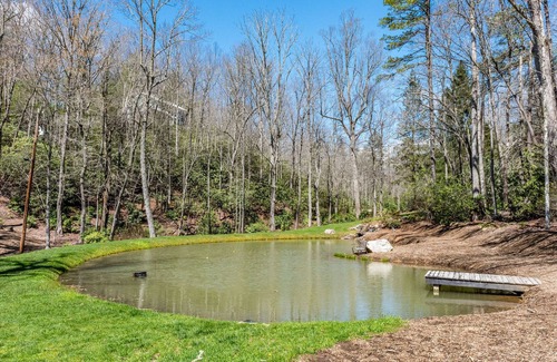 Pisgah Forest House | Sutton Knob home with central AC, 2 porches, high-speed WiFi, & grill - dogs ok