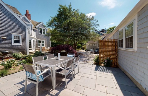 Nantucket Town House | Swedish Blue and Yellow house new 2021! Just over a block to harbor and Main St
