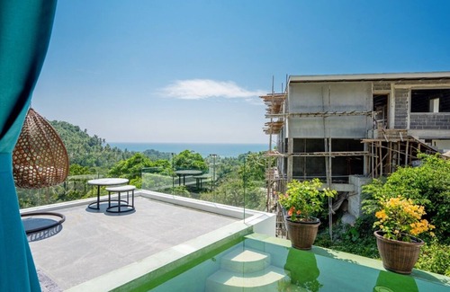 Maret Villa | Sweet home sea view pool apartment 5 mins from beach