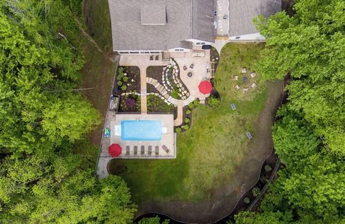 Fennville House | Swimming in the Sunset