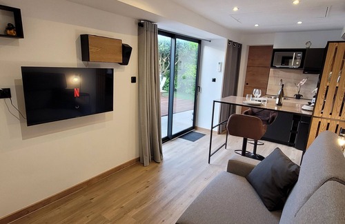 Jonquerettes Apartment | Swimming pool, Jacuzzi, private garden. Avignon, L'isle-sur-sorgues, Luberon, Provence