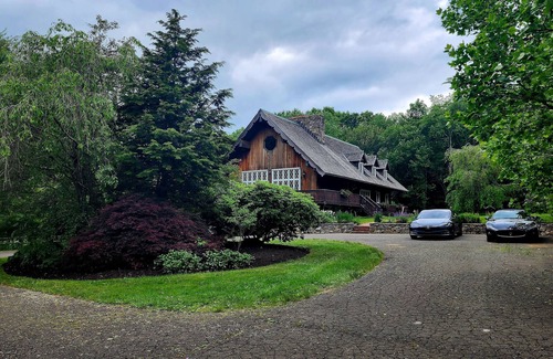 Watertown House | Swiss Chalet amidst sixteen acres in Litchfield Hills surrounded by land trust