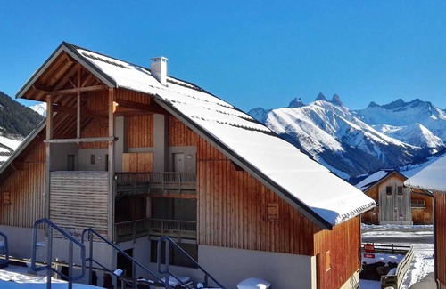 Saint-Sorlin-d'Arves Condo | Sybelles Ski Area | Sleeps 9 | Ski-in Paradise