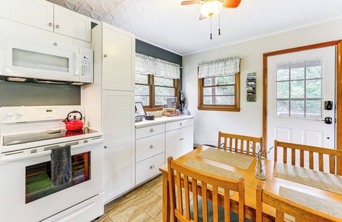 Sylva House | Sylva Riverfront Cabin Near WCU: Pet-Friendly!