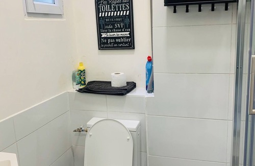 Plerin Apartment | T1 bis for 3 people Private and separate kitchen bathroom