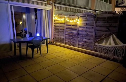 Cap d'Agde Apartment | T1 Family with Terrace, Swimming Pool, Beach 6 Min. walk and Aqualand 2 Min. away