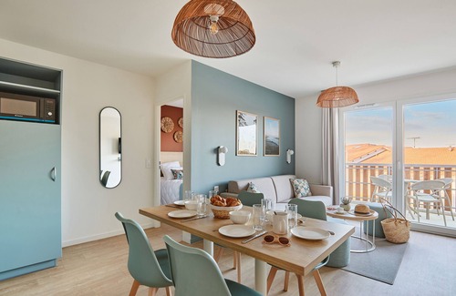 Mimizan-Plage Condo | T2 + cabine | 650m de la plage | Accès piscine