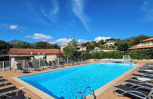 Propriano Apartment | T2 Dolce & Vita C4 sea and pool view