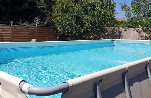Coursan Apartment | T5 apartment of 100m² with terrace, garden, swimming pool, private parking for 3 cars
