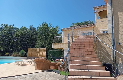 Saint Alban Auriolles House | T6 Villa in Ardèche with Pool and Pets Allowed