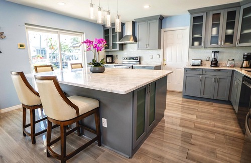 Tampa Shores Villa | Tampa Retreat: BBQ, Pool/Spa, Canal