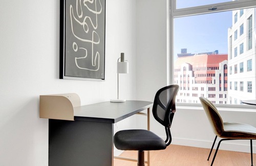 Chinatown Apartment | Tasteful Downtown 1BR w/Gym & W/D, near South Station, by Blueground