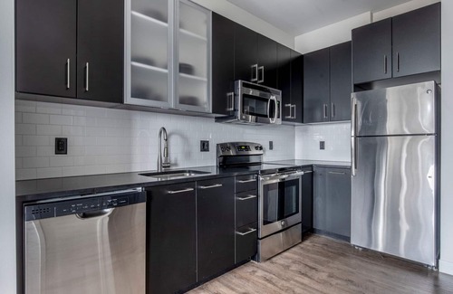 Shawmut Apartment | Tasteful South End Studio w/Gym & W/D, nr Groceries, by Blueground