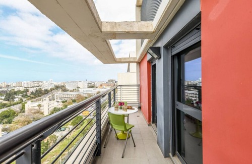 Tel Aviv Apartment | Tel Aviv Uni Balcony Studio D705