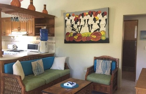 Urbanizacion Tavarez Villa | Tennis/Basket/Soccer courts and a private 3BD villa with pool near shops/bars