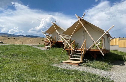 Emigrant RV Rental | Tent # 6 @ Tiny Town Campground- Boutique camping