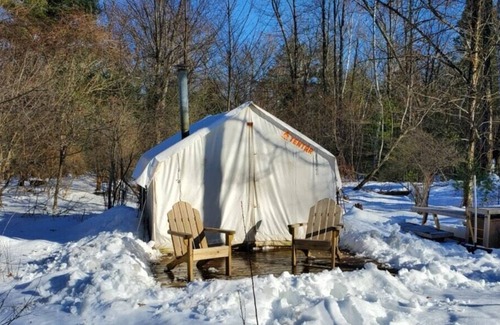 Kerhonkson RV Rental | Tentrr Signature Site - Sundown for swimming, hiking, and a peaceful, easy feeli