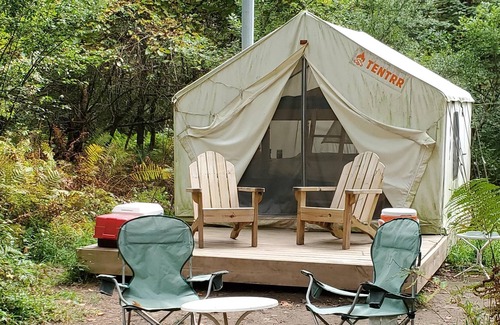 Kerhonkson RV Rental | Tentrr Signature Site - Sundown for swimming, hiking, and a peaceful, easy feeli